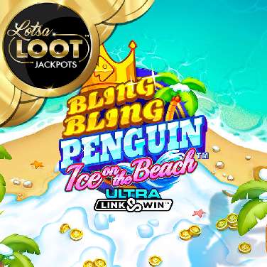 Bling Bling Penguin: Ice on the Beach Lotsaloot