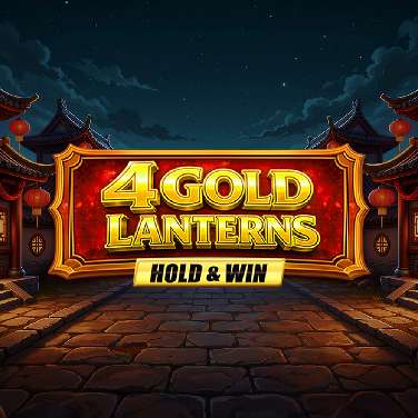 4 Gold Lanterns Hold and Win