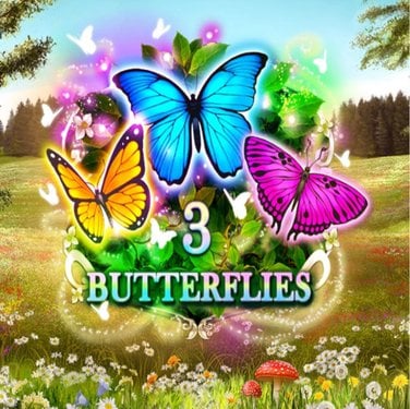 3 butterflies