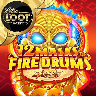12 Masks of Fire Drums Lotsaloot