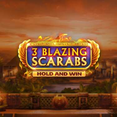 3 Blazing Scarabs Hold and Win